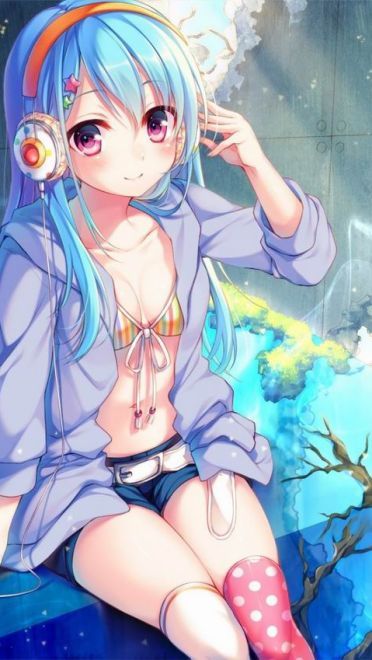 耳机娘特辑 手机壁纸 音乐的世界