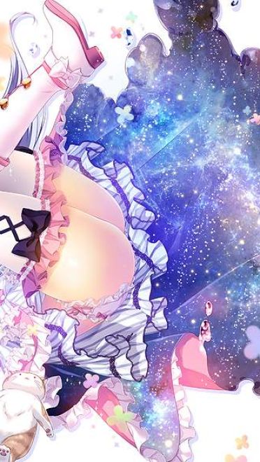 缤纷的色彩 桌面壁纸 可爱萝莉风