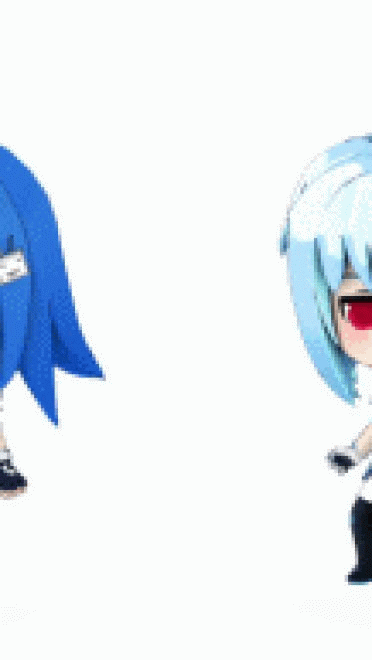 bilibili娘表情包 小短腿天然萌