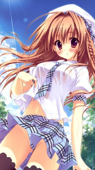 夜空下的绝对领域 手机壁纸