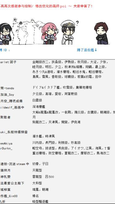 舰队Collection  岛风 鹿岛 全舰蹲QQ表情