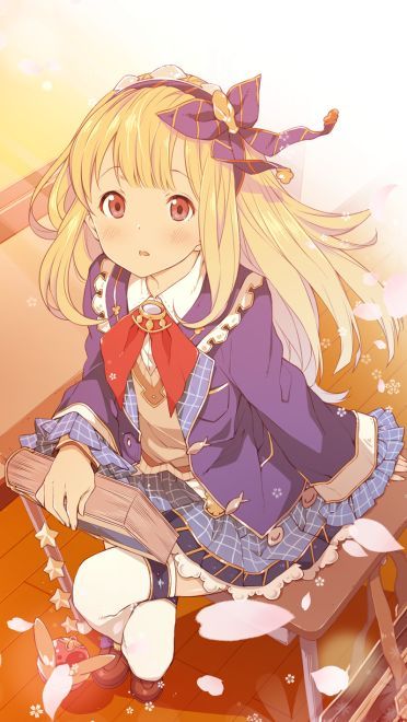 The girl or the book 手机壁纸