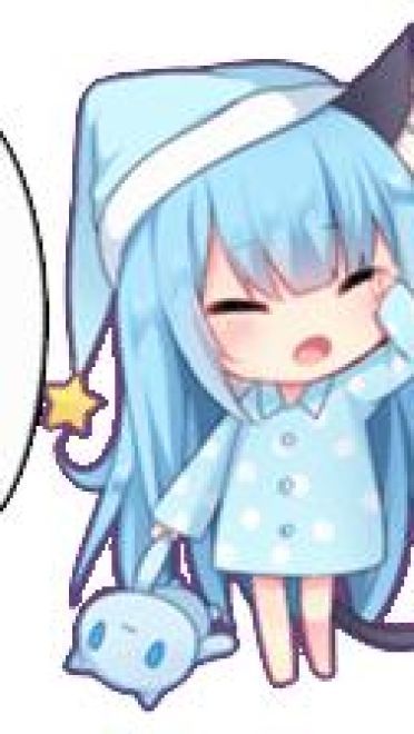 Sticker of the slant eyes & cat girl 表情包