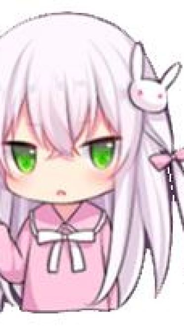 Sticker of the slant eyes & cat girl 表情包