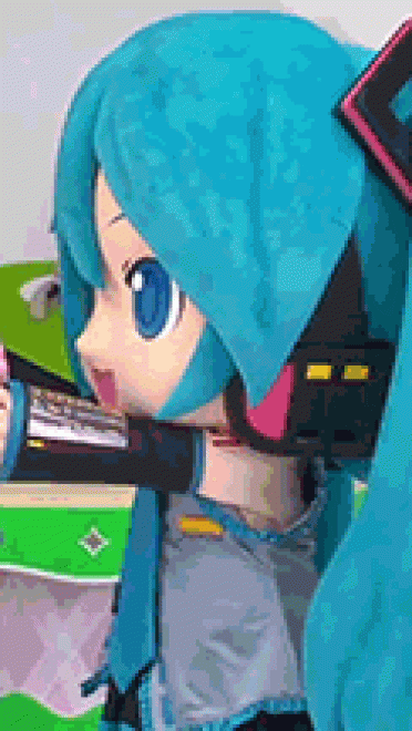 大型人偶初音未来 各种各样神表情包