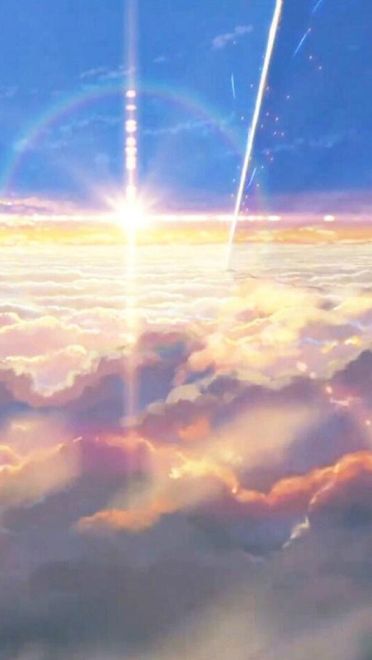 动漫天空美图：仰望约定之地