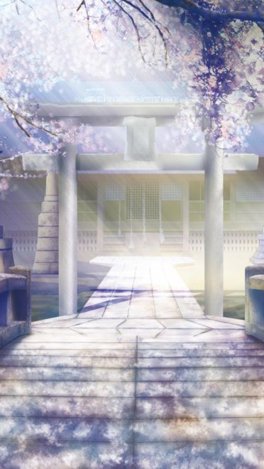 壁纸美作：夏日的神社