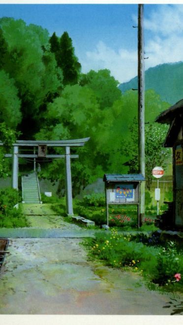 壁纸美作：夏日的神社