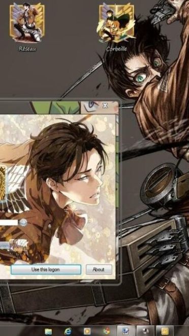 【win7主题】进击的兵长 利威尔·阿克曼 下载