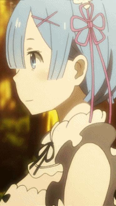 雷姆微笑GIF 雷姆的手机主题由我来守护