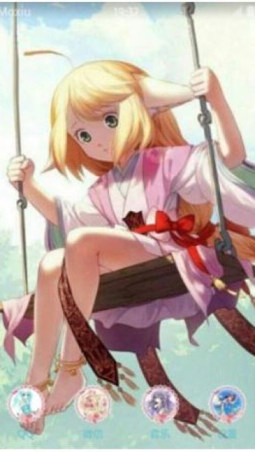 金发狐妖 狐妖小红娘—涂山红红 安卓主题