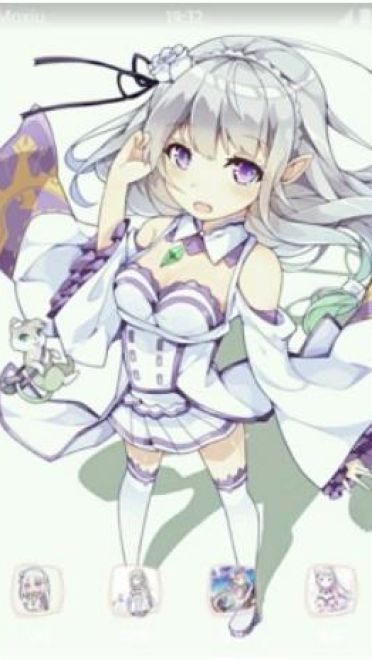 软萌艾米莉娅碳 从零开始 安卓主题