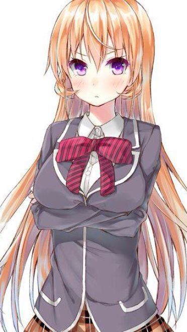 食戟之灵薙切绘里奈手机壁纸 神之舌