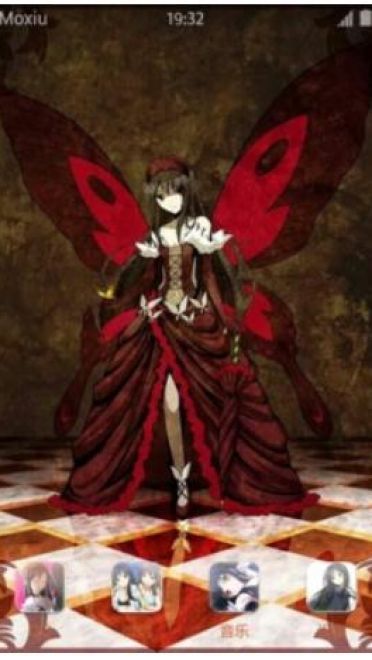 美丽的黑雪姬 加速世界 安卓主题