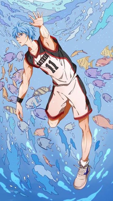 黑子篮球 奇迹的世代 同人手绘手机壁纸