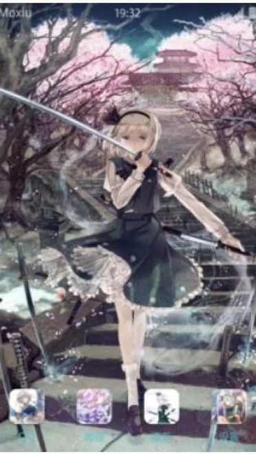 半人半妖yo梦 魂魄妖梦 东方project 安卓主题