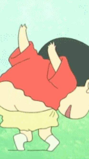 大象~大象~ 小新可爱的GIF表情包