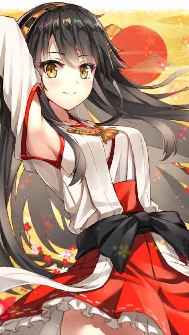 黑长直才是正义 动漫黑长直少女手机壁纸