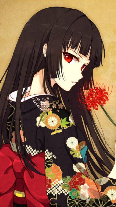 黑长直才是正义 动漫黑长直少女手机壁纸