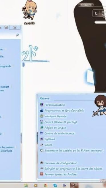 剑巫姬柊雪菜 噬血狂袭v2 win7主题