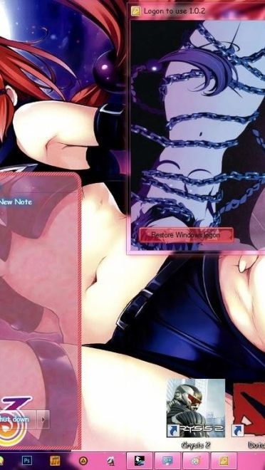 可爱人形兵器 黑咲芽亚 tolove win7主题