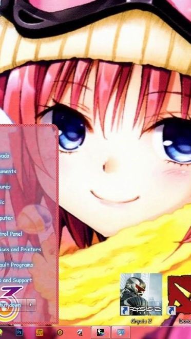 可爱人形兵器 黑咲芽亚 tolove win7主题