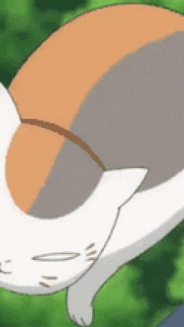 圆鼓鼓 肥嘟嘟 夏目友人帐猫咪老师GIF表情包