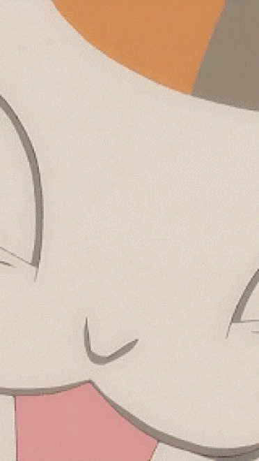 圆鼓鼓 肥嘟嘟 夏目友人帐猫咪老师GIF表情包