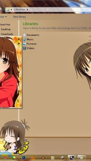 能干的妹妹 结成美柑 tolove win7主题