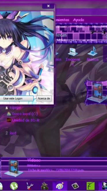 天然呆夜刀神十香 约会大作战 win7主题