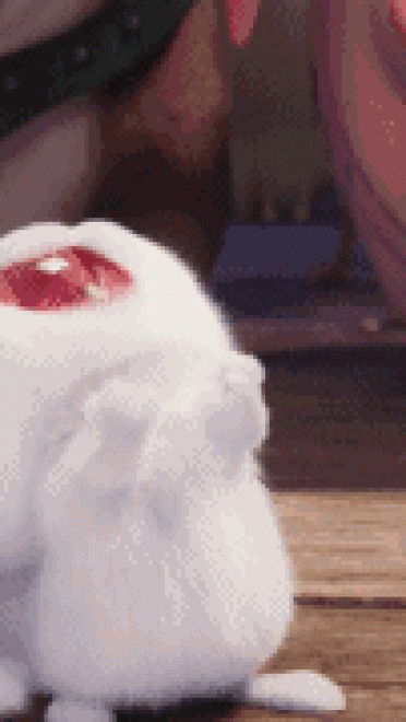 爱宠大机密 贱萌小白兔 GIF表情包