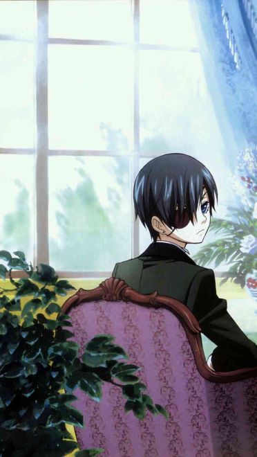 酷酷的黑执事 手机壁纸