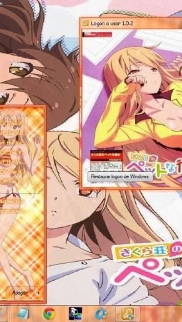 露出度比较高的樱花庄的宠物女孩 win7主题