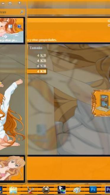 超完美大小姐 加贺香子 金色时光 win7主题