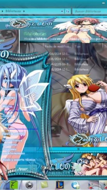 动人的万能天使 天降之物 win7主题