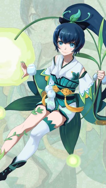 网易手游阴阳师 沉迷于输出见死不救 荧草 高清手机壁纸下载