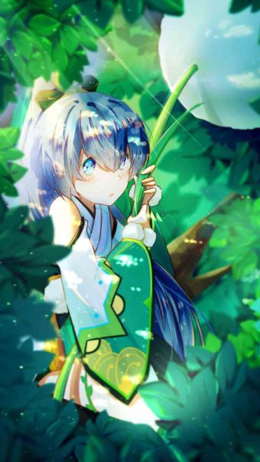 网易手游阴阳师 沉迷于输出见死不救 荧草 高清手机壁纸下载