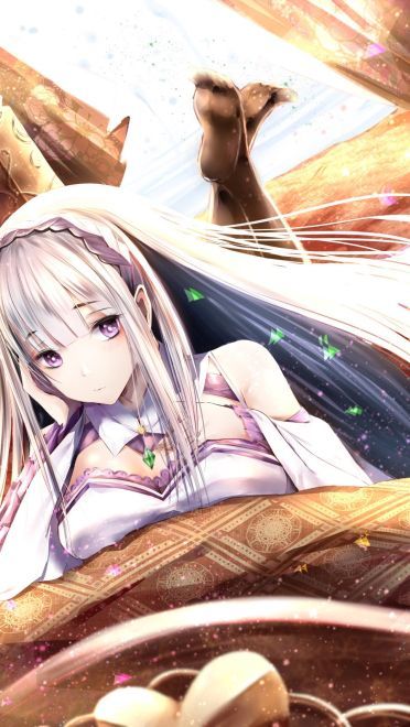 从零开始的异世界 爱蜜莉雅手机壁纸下载(1)