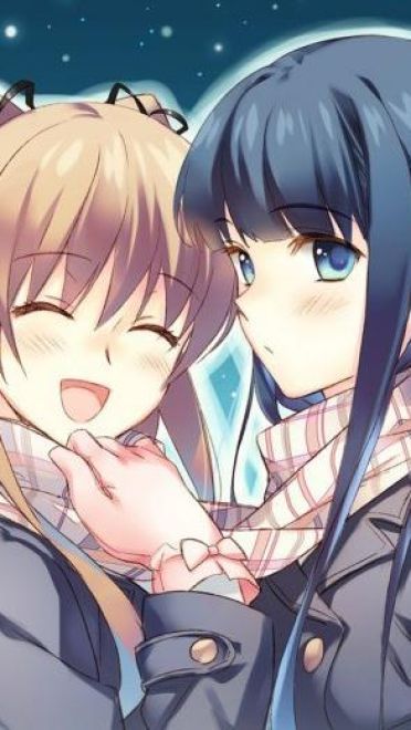 这样的女生才有爱 二次元长发少女壁纸(1)