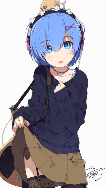 蕾姆党头顶青天 蕾姆最新本子图手机壁纸下载