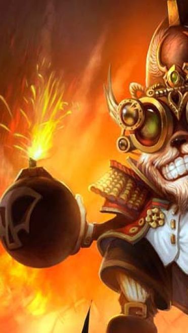 lol爆破鬼才壁纸 才华横溢却危险无比