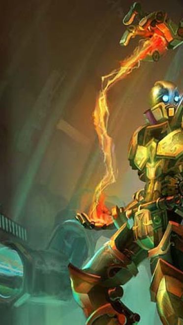  LOL机械先驱皮肤壁纸 科技魔法完美结合