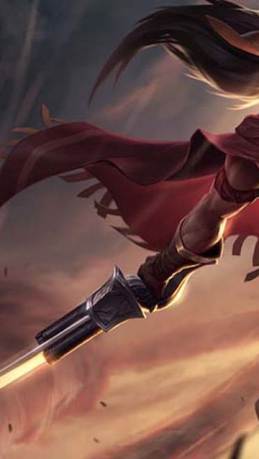 LOL疾风剑豪壁纸 以血为墨的男人
