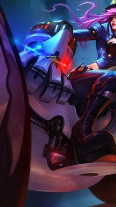 lol皮城执法官壁纸不按常理出牌的女人