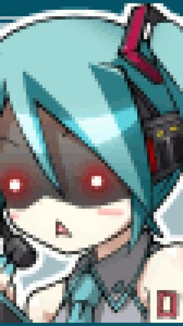 初音未来 鬼马呆萌qq表情包【25p】