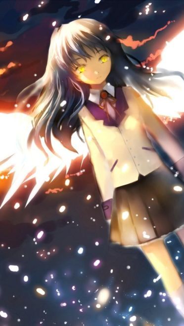 动漫angelbeats美少女高清电脑壁纸(1)