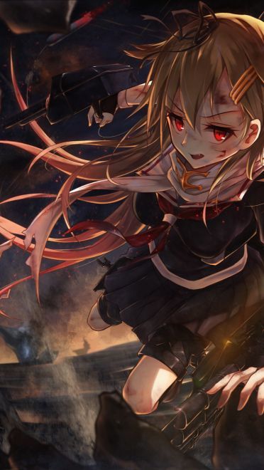 poipoi舰娘夕立 电脑桌面壁纸下载(1)