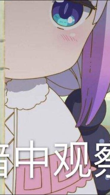 小林家的妹抖龙 康娜不得了表情包下载