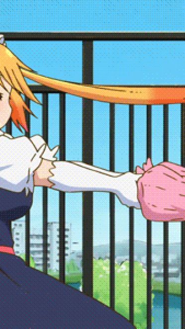 小林家的妹抖龙 康娜不得了表情包下载