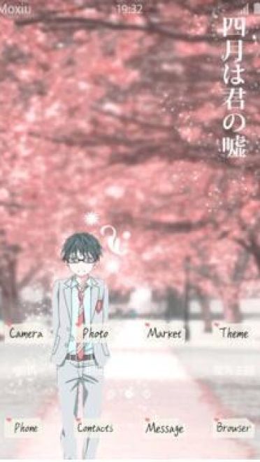 没有你的四月 就要来了 有马公生&宫园薰 安卓手机主题下载